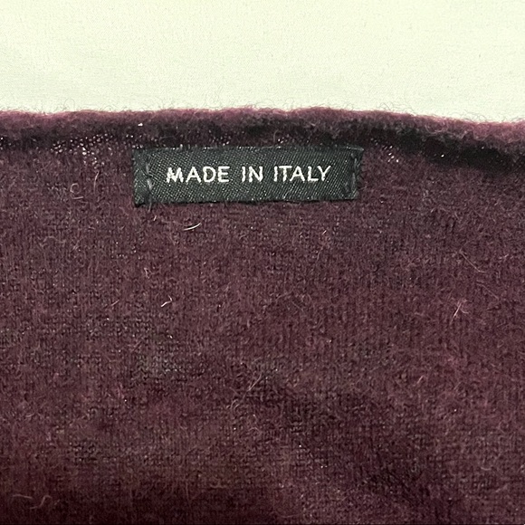 DEEP PURPLE PLUM - COVER UP / WRAP / WATERFALL SHRUG - Picture 6 of 7